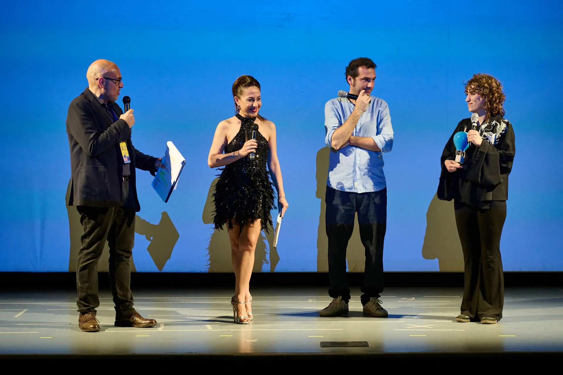Premiazione sul palco dell'Adriatic Film Festival 2026