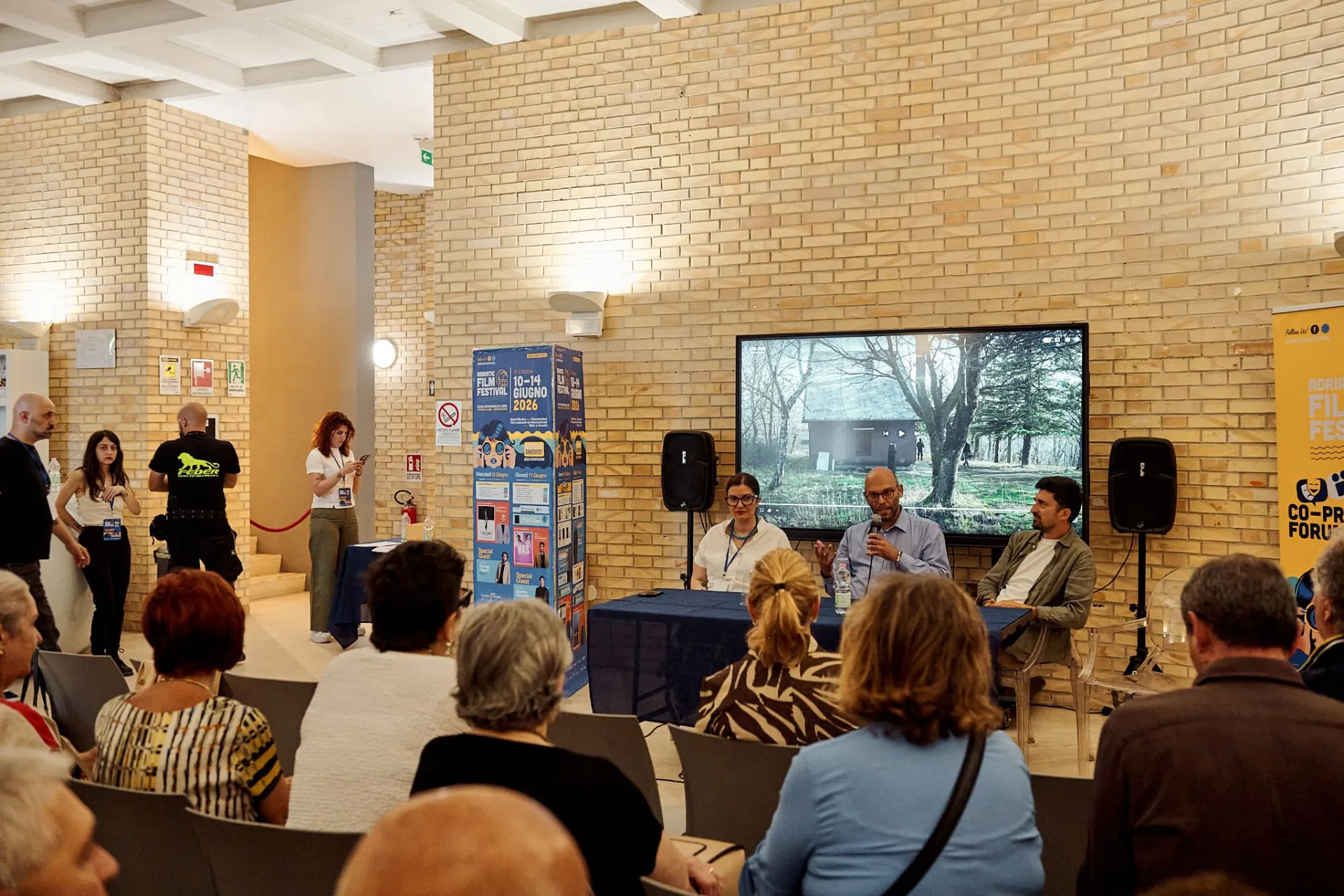 Co-Production Forum nel foyer di Palazzo Sirena