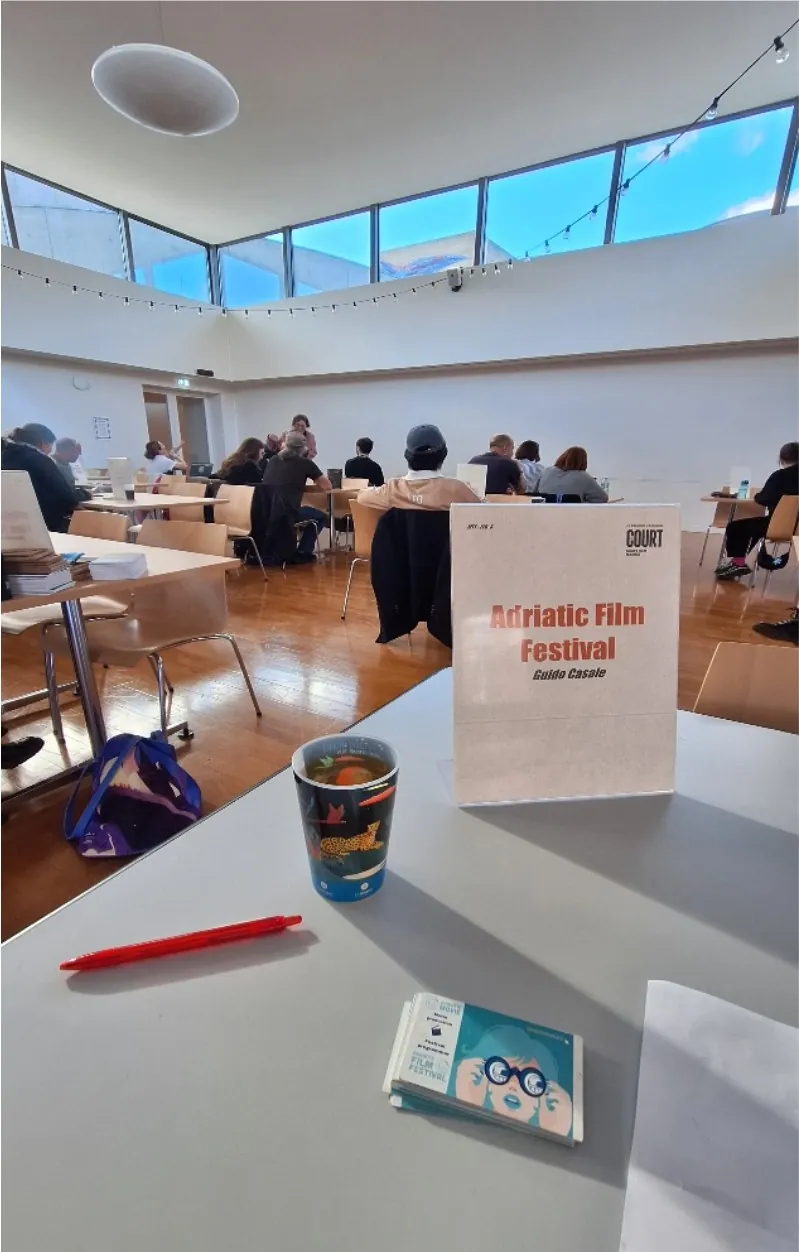 Presentazione dell'Adriatic Film Festival al mercato di Clermont-Ferrand