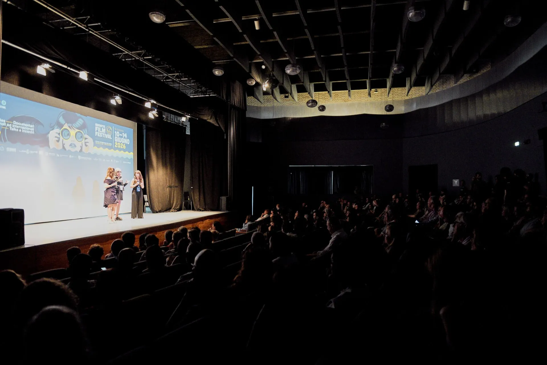 Auditorium Sirena gremito durante una proiezione